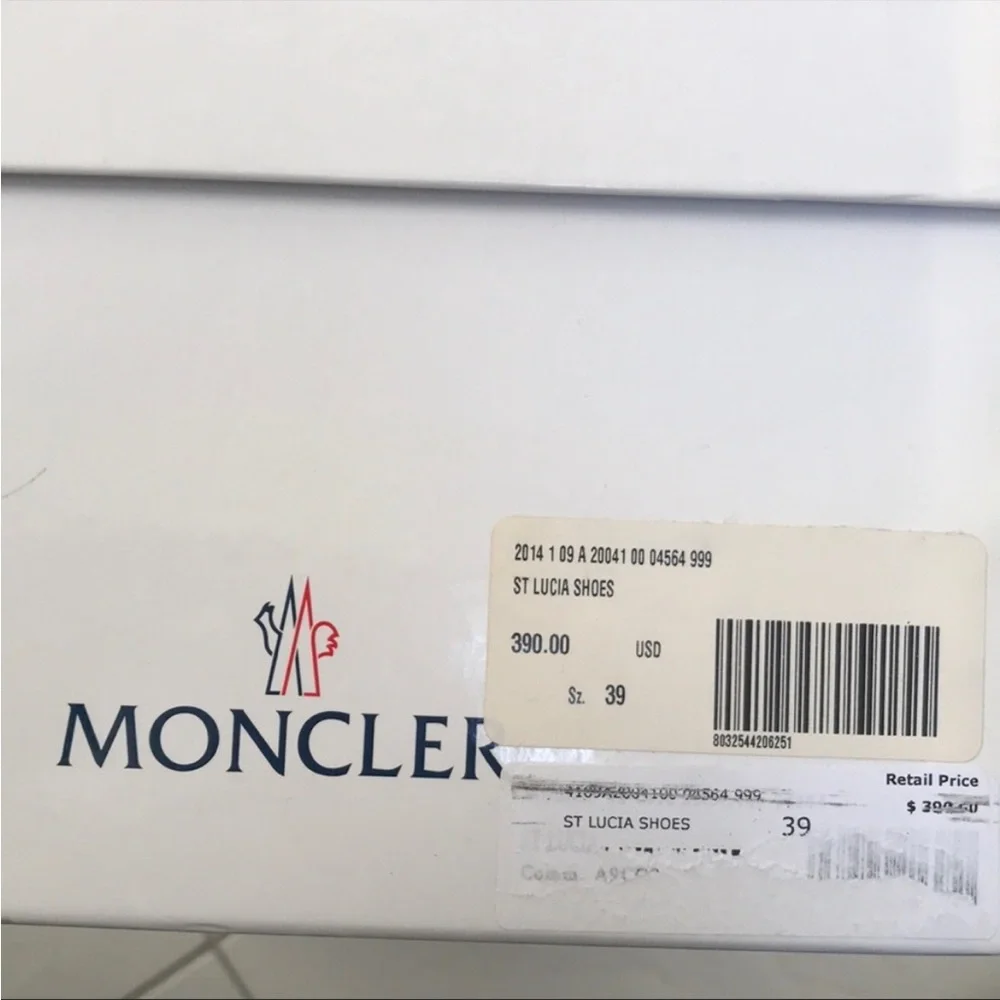 Moncler women’s sneakers size 39 - Picture 9 of 9